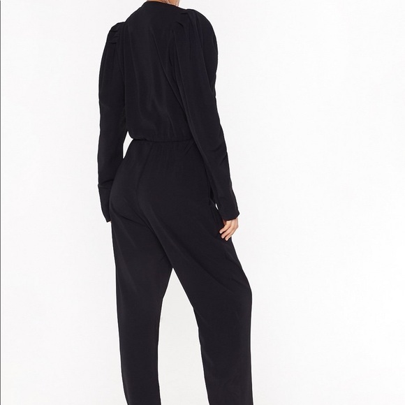 Make a Statement Wrap Jumpsuit NWT - Picture 2 of 4